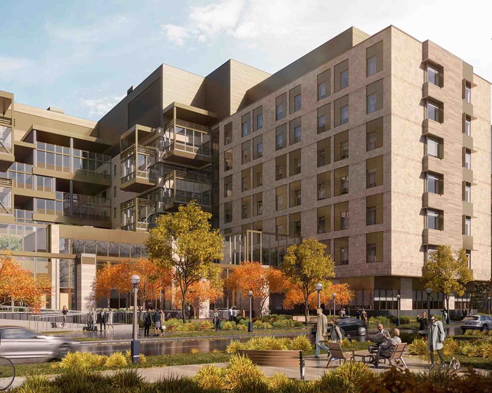 Rendering of Waverley House building