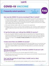 COVID-19 Vaccine: FAQ