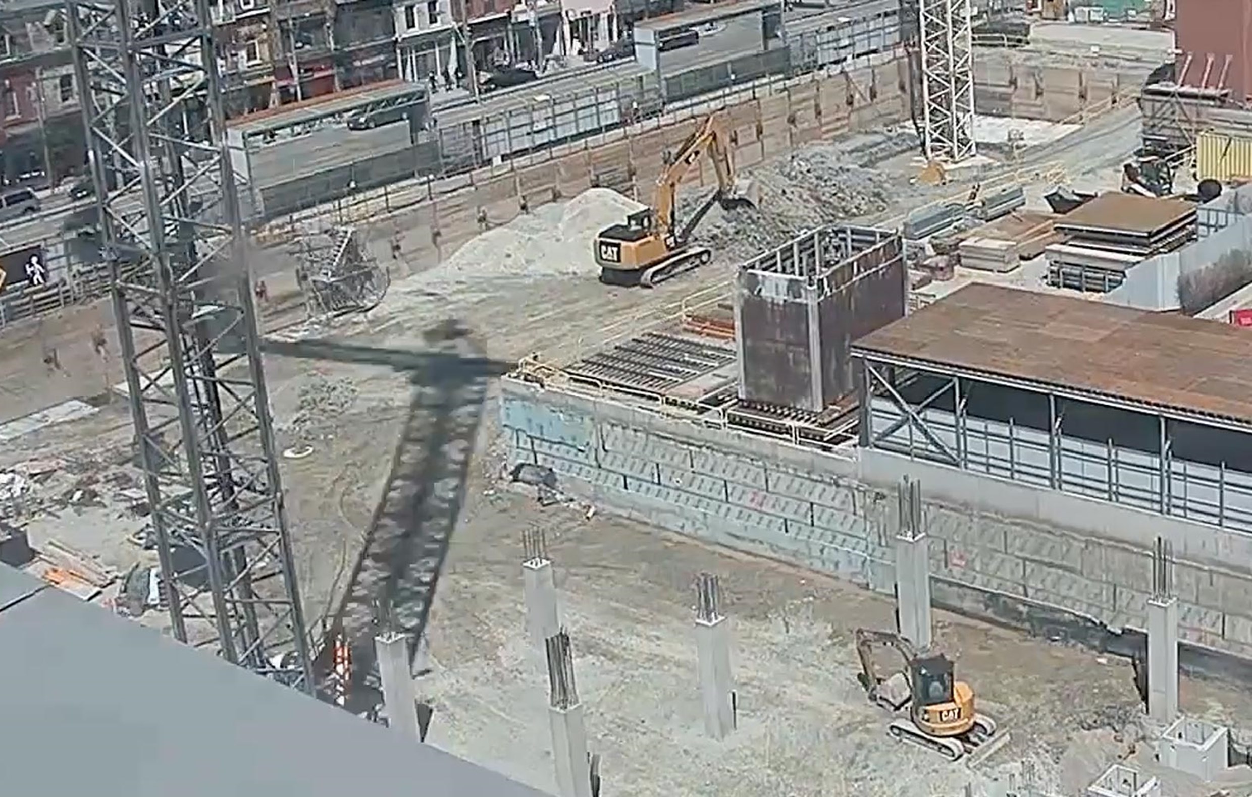Queen Street Redevelopment Construction Update - Video screenshot from April 2018