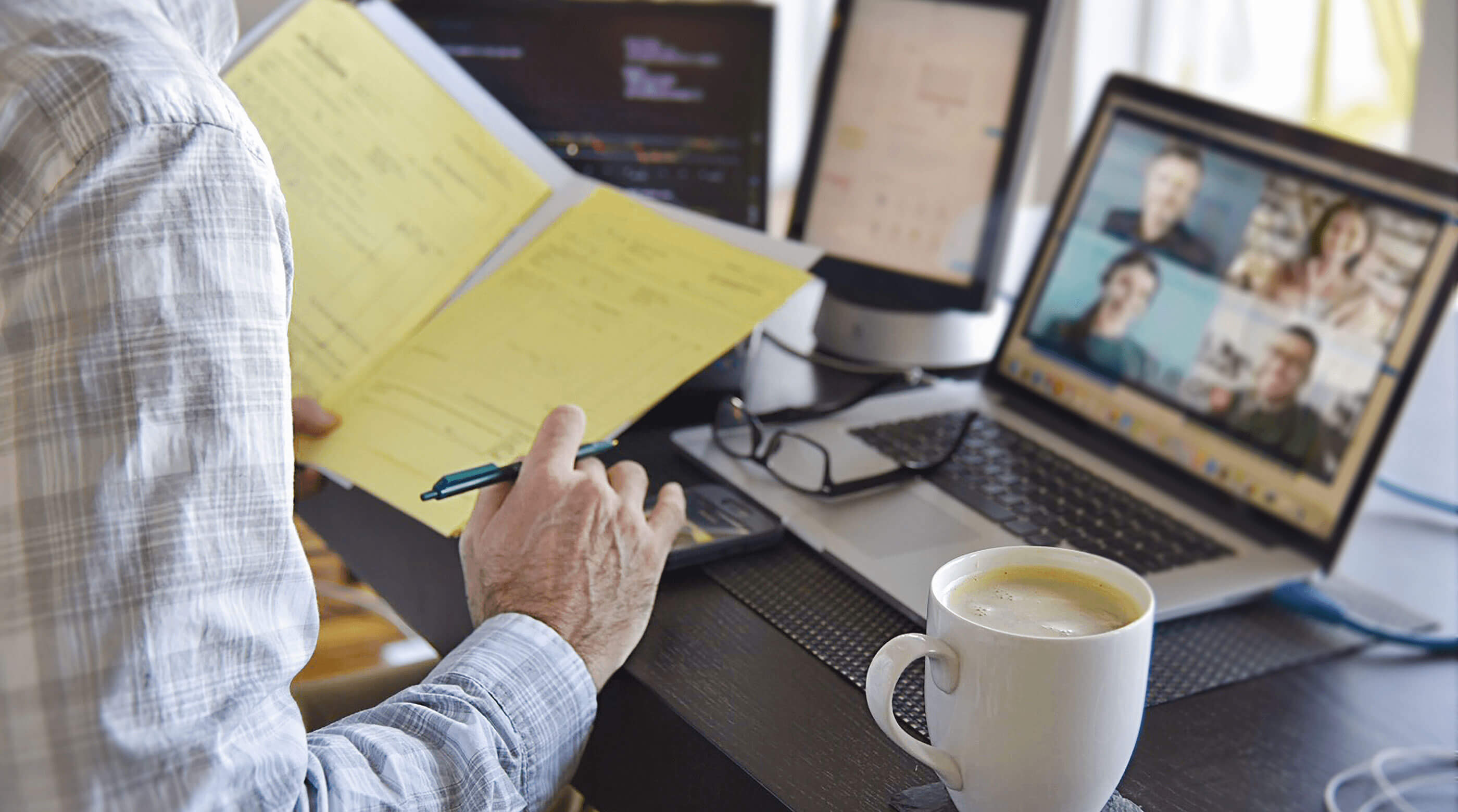 Virtual business meeting