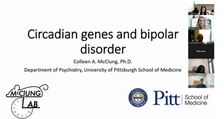 Translational Bipolar Research Rounds presents: Circadian genetics and bipolar disorder with Dr. Colleen McClung