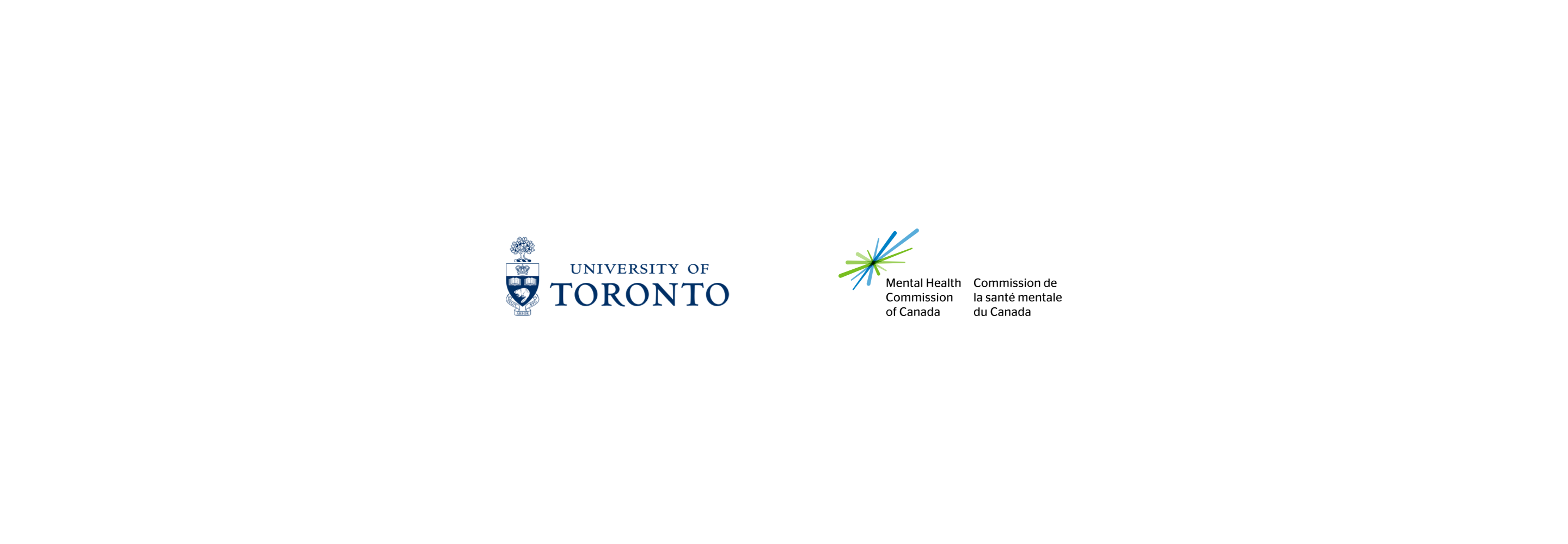 UofT and  Mental Health Commission of Canada logos