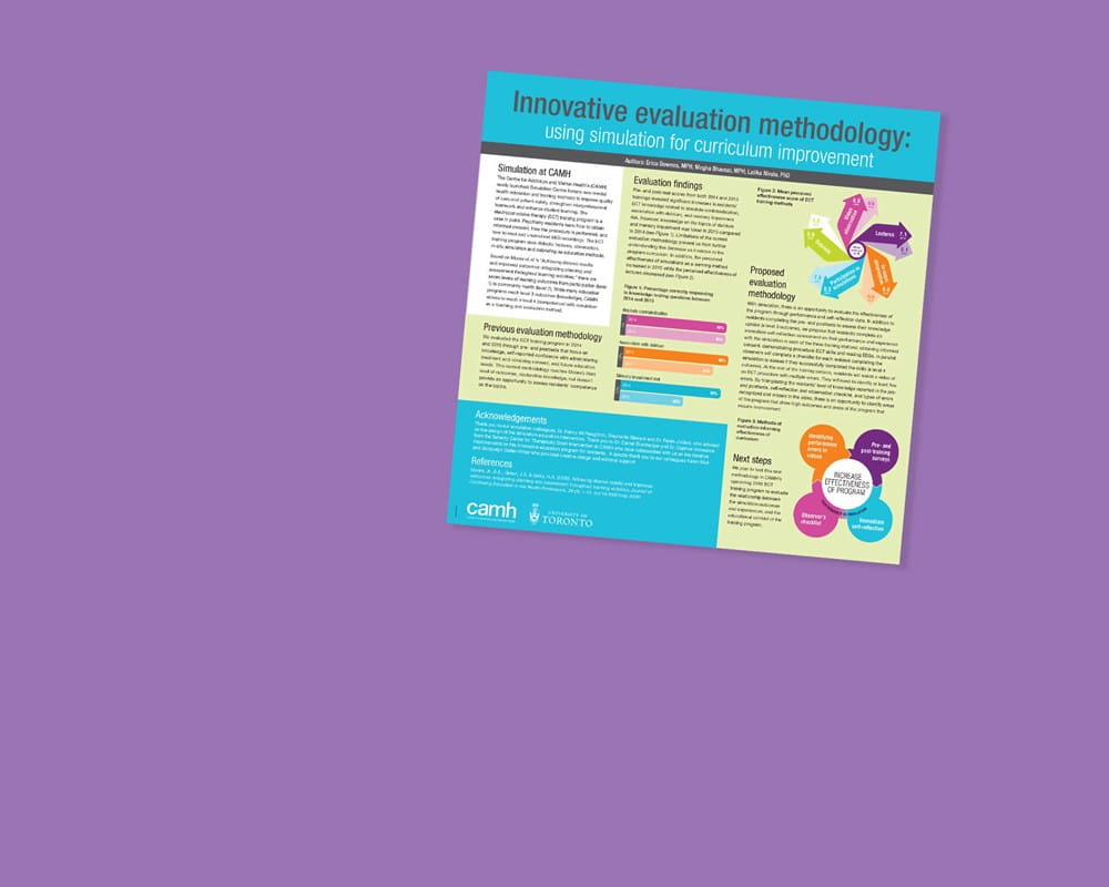 Innovative evaluation methodology: using simulation for curriculum improvement