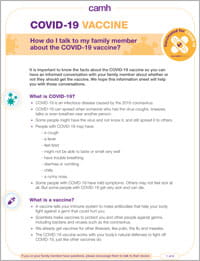 COVID-19 Vaccine: How do I talk to a family member about the vaccine?