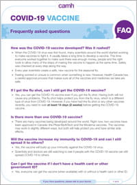 COVID-19 Vaccine: FAQ