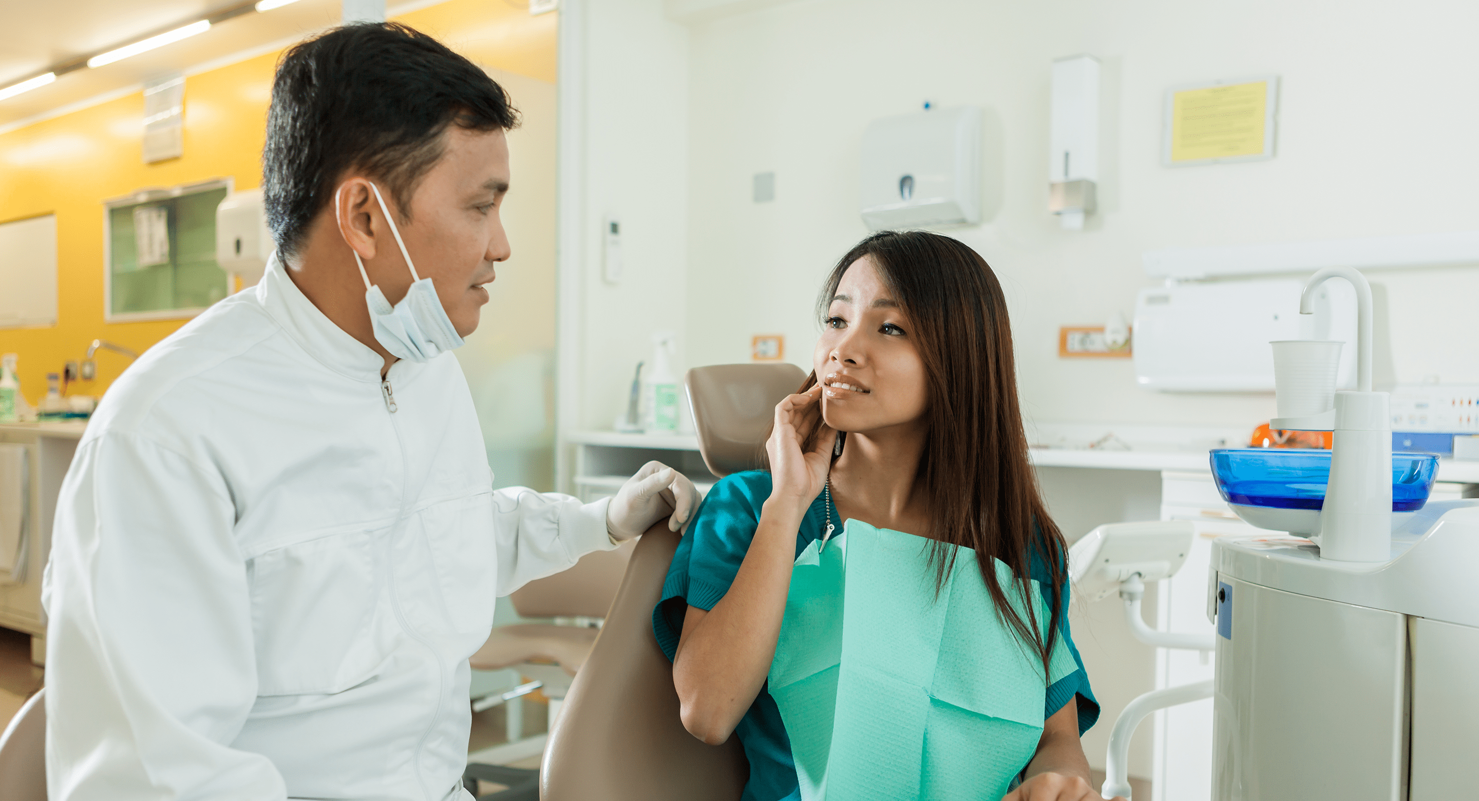 dentist and patient