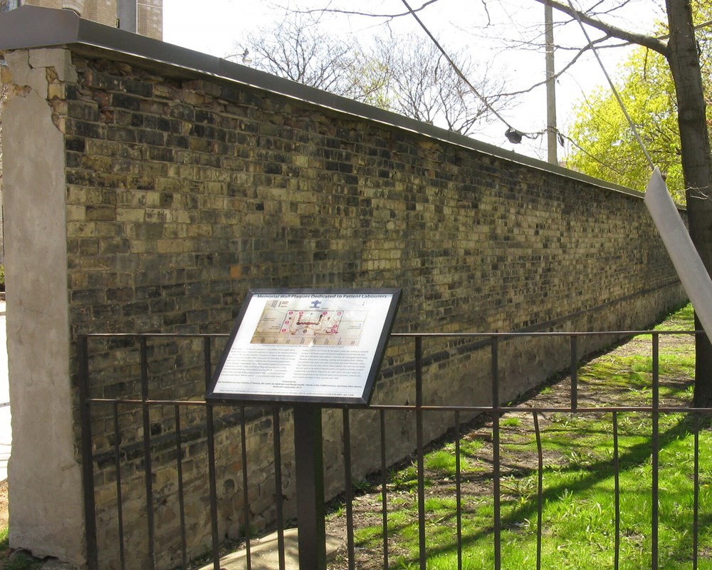 Historic wall and plaque