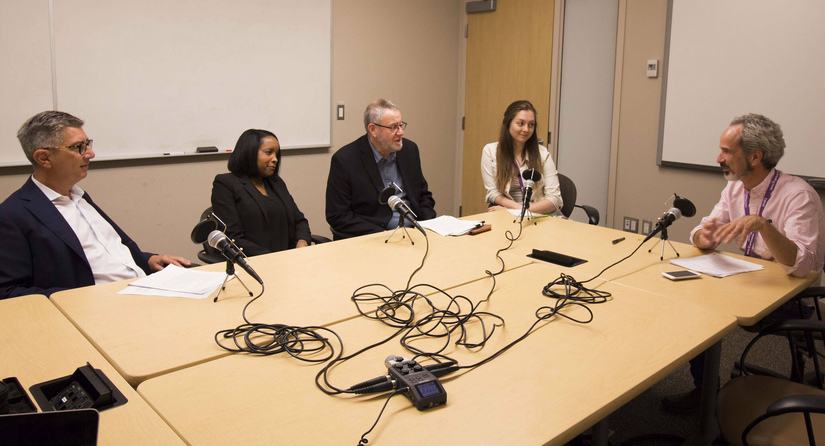 Recording for OSDUH podcast