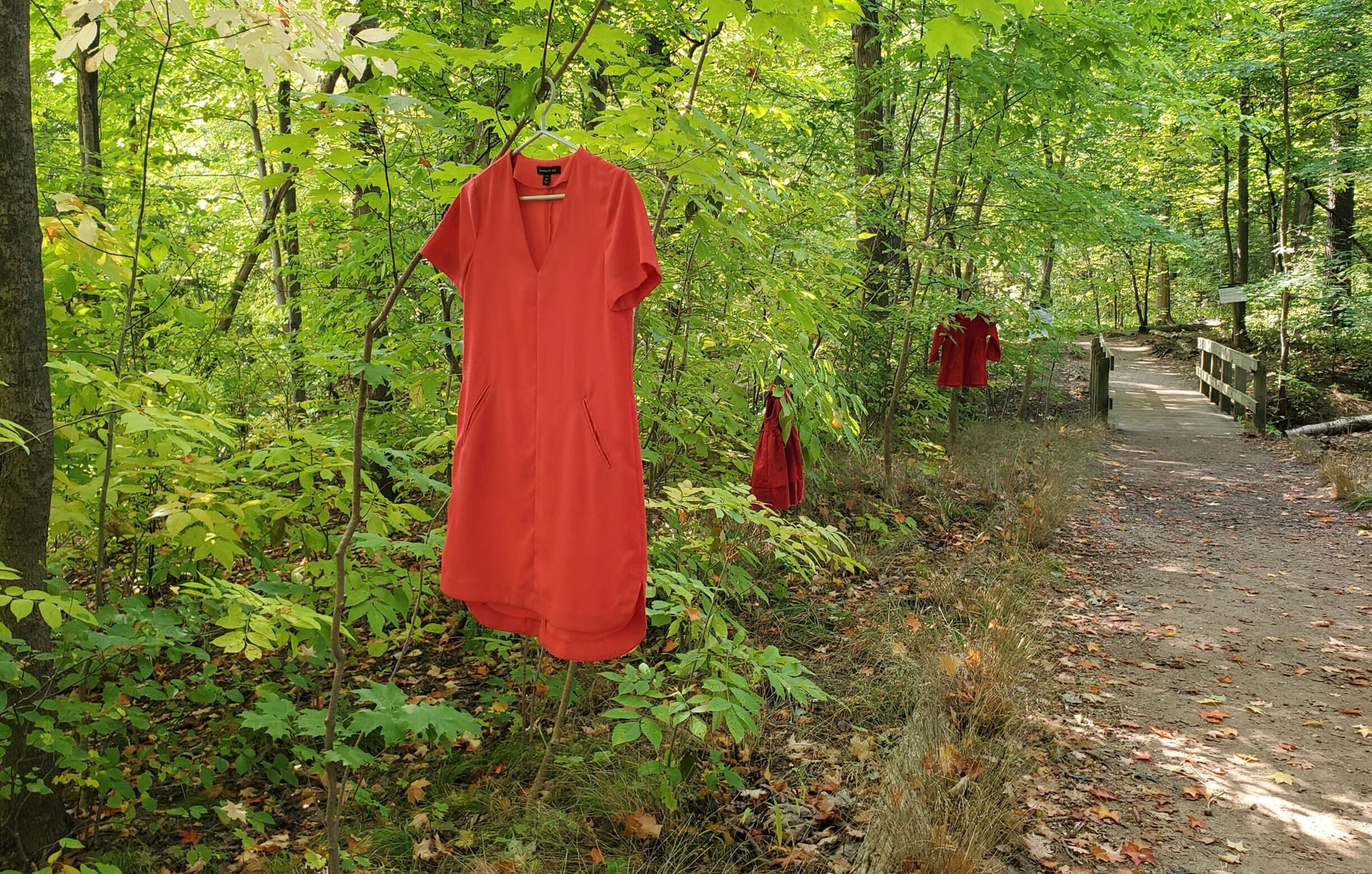 red dress installation The REDress Project