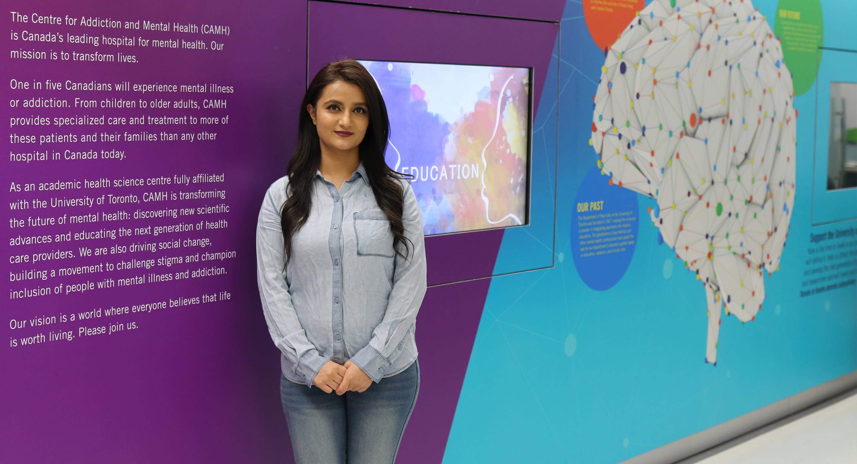 Picture of Zohra, former CAMH client