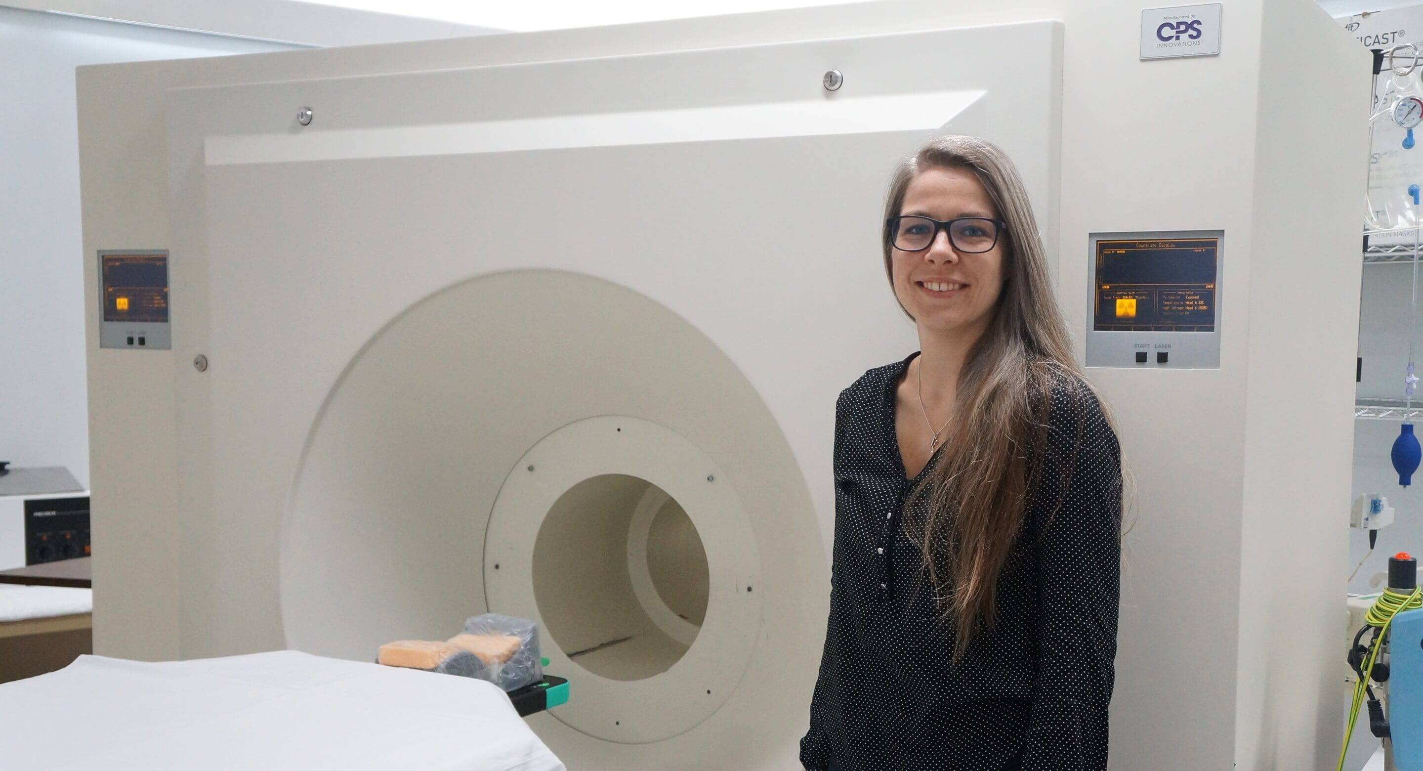 Dr. Christin Schifani in CAMH’s Positron Emission Tomography (PET) Centre