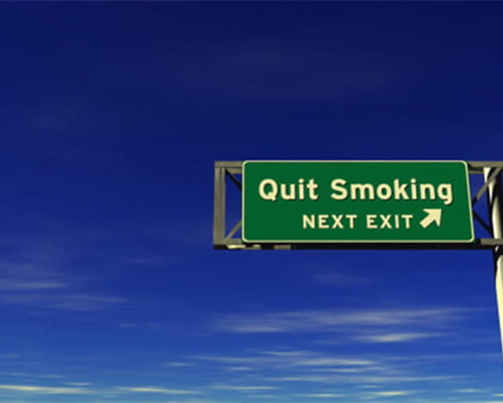 A green road sign on a tall metal pole with the phrase