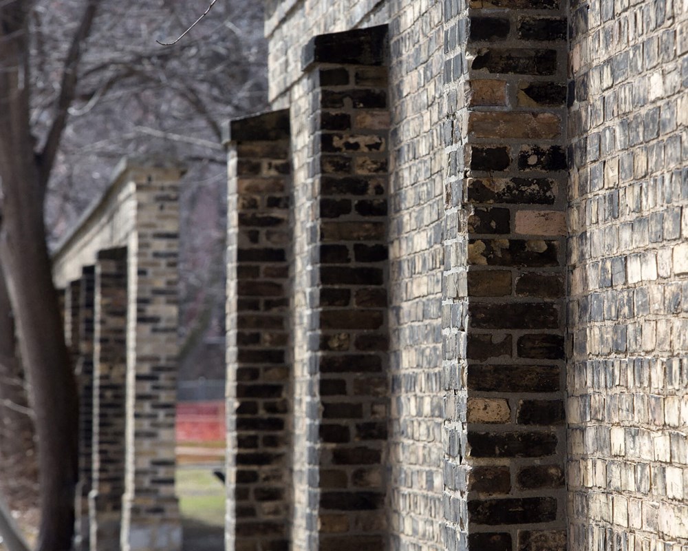 Historical wall at CAMH's Queen Street site