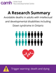 Avoidable deaths in adults with intellectual and developmental disabilities including Down syndrome in Ontario