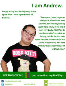 Get to know me: I am more than my disability - Andrew