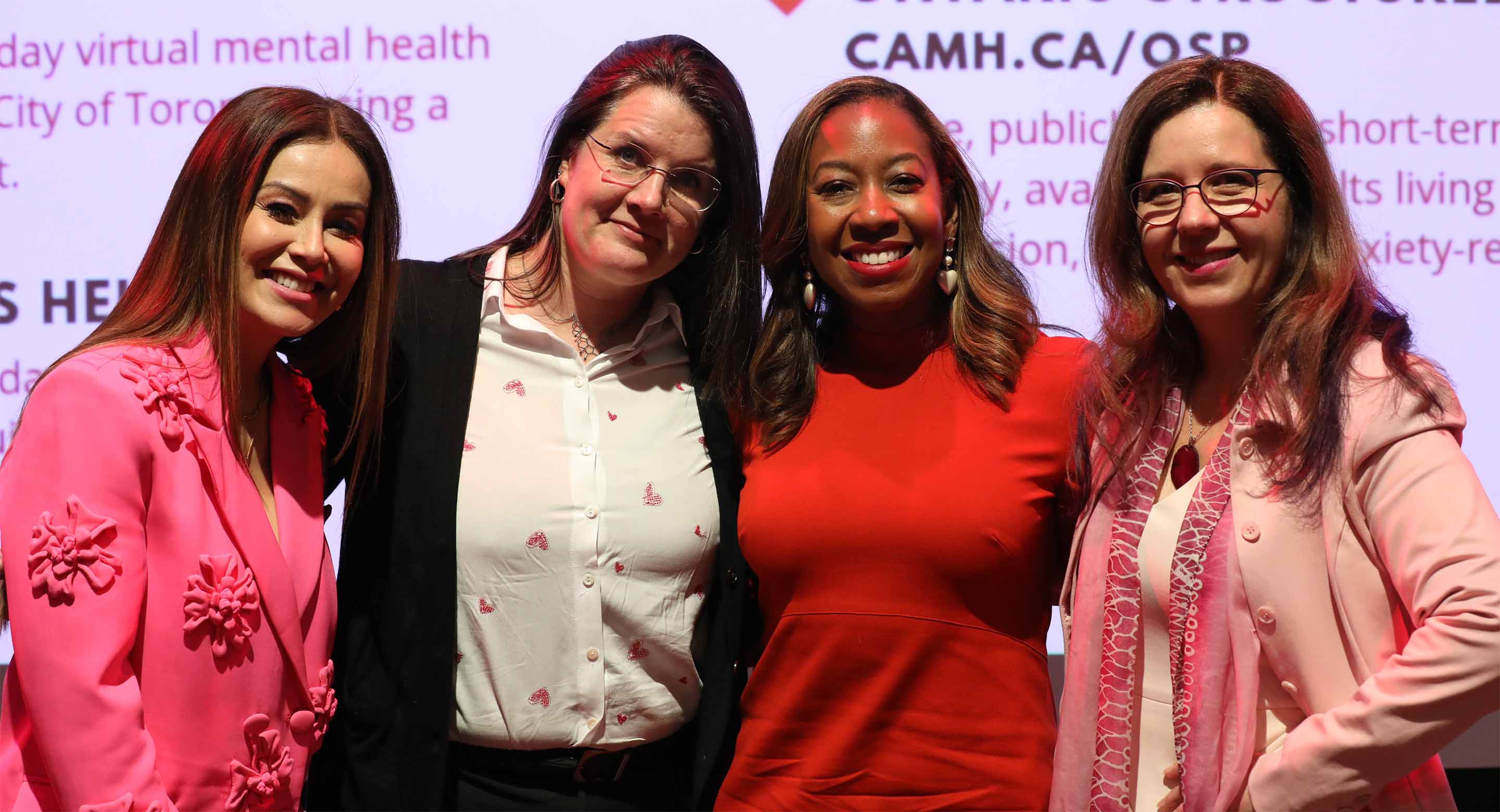 Photo of the panelists from the Love Your Brain event