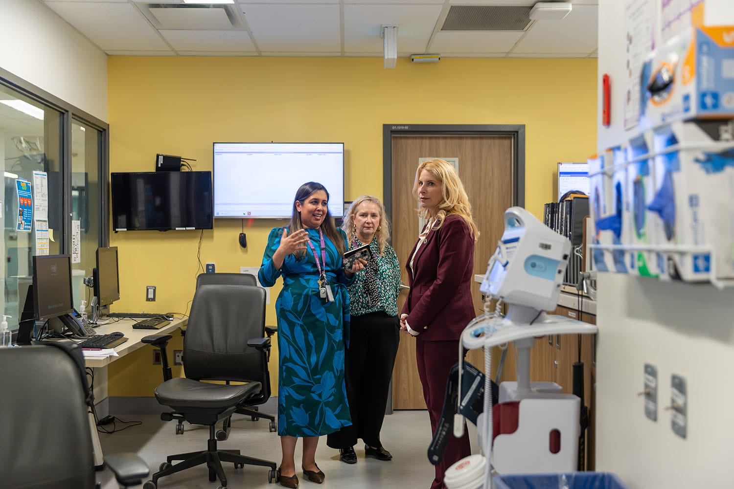CAMH ED Visit with Dr. Juveria Zaheer, Sarah Downey and Minister Michelle Cooper