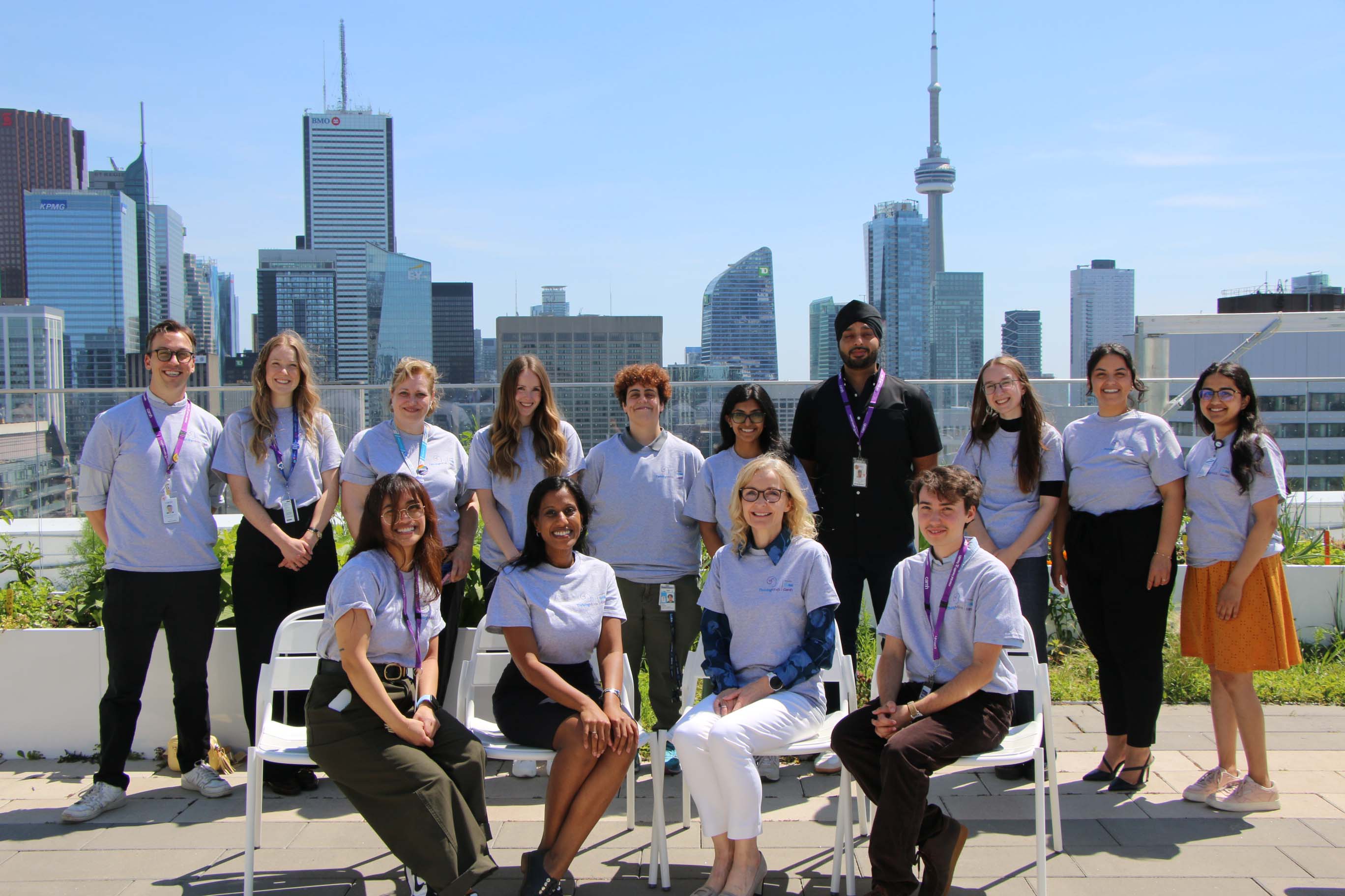 Group of people involved in the Thriving Minds hub