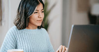 Woman on laptop