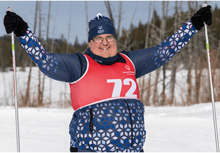 Special Olympics 2025 Happy Skier