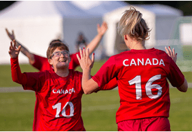 Special Olympics 2025 soccer players