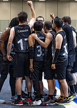 Special Olympics 2025 men's team shot