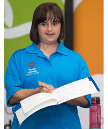 Special Olympics 2025 woman speaking