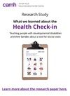 Health Check-in Easy Read cover