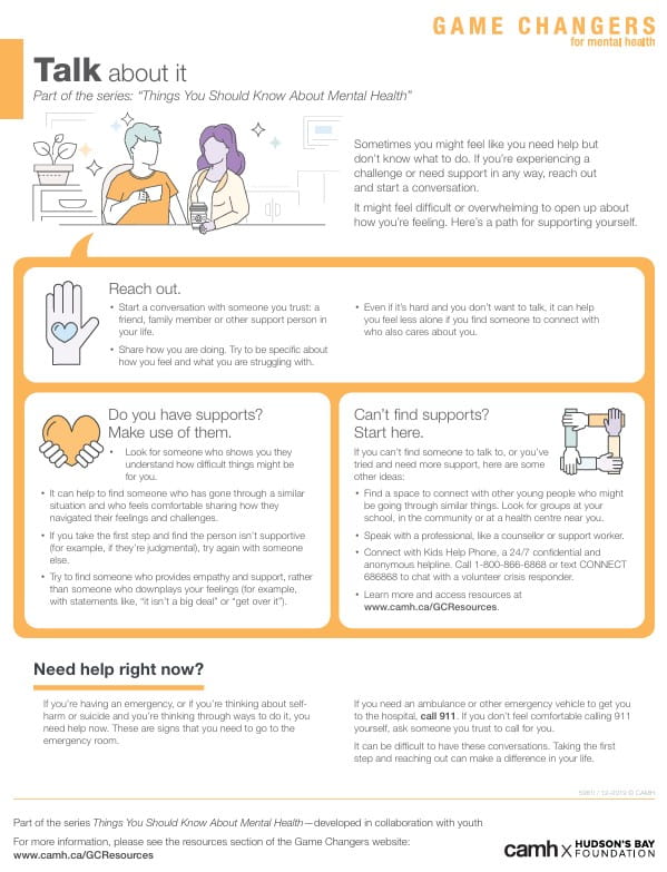 Game Changers for Mental Health